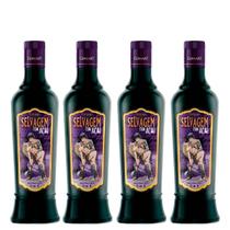 Kit 04 Catuabas Selvagem Açai 1000Ml