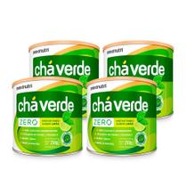 Kit 04 Cha Verde Soluvel Zero Calorias Sabor Limao 250g Loja Maxinutri