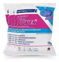Kit 04 Cloros Oxypower Multiação P/ Piscina 1kg - Astralpool - Astrapool