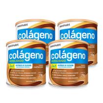 Kit 04 Colágeno Hidrolisado Cappuccino Lata 250g Maxinutri