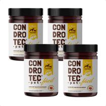 Kit 04 Condrotec Pet Fácil -Syntec Cães Gatos Raças Grandes 60t