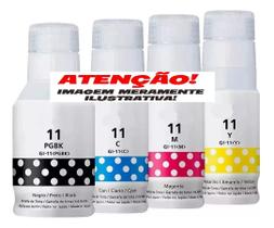 Kit 04 Cores Tinta G3160 G2160 Gi11 Gi11 Kit 04 Cores Tinta G3160 G2160 Gi11 Gi11