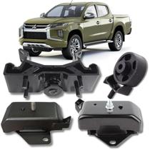 Kit 04 coxim do motor câmbio l200 triton 2.4 2017 2018 2019 2020 2021 2022 2023