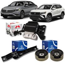 Kit 04 coxim motor cambio jetta 1.4 16v tsitaos 1.4 16v tsi 2018 2019 2020 2021 2022 2023 2024 2025