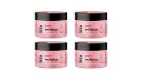 Kit 04 Creme Esfoliante Morango Dia a Dia 300g - Labotrat