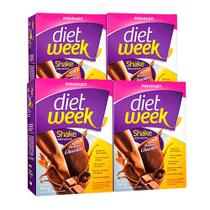 Kit 04 Diet Week Shake Mousse Chocolate 360g Maxinutri