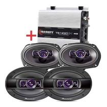 Kit 04 Falante 69 Pioneer 6x9 100wrms + Modulo Taramps