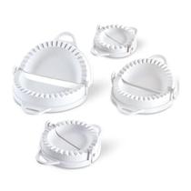 Kit 04 Fechadores Modelador Forma Cortador De Pastel E Risole