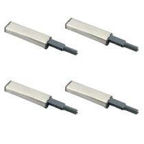 Kit 04 Fechos Toque Magnético Metálico Tip-On Sobrepor