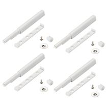 Kit 04 Fechos Toque P/ Armários Sobrepor Slide-On Branco