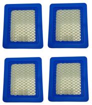 KIT 04 Filtro De Ar p/Cortador Grama Motor Briggs & Stratton
