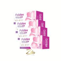 Kit 04 Folidex L Metilfolato De Cálcio 60 Cáps - Maxinutri Kit 04 Folidex L Metilfolato De Cálcio 60 Cáps - Maxinutri