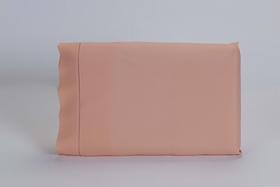 Kit 04 Fronhas 70x50cm Percal 100% Algodão 180 Fios Ponto Palito Salmon