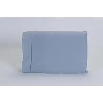 Kit 04 Fronhas 70X50Cm Percal 100% Algodo 300 Fios Cinza