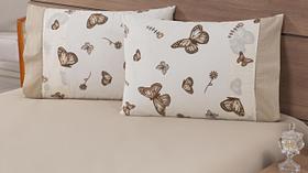 Kit 04 Fronhas Avulsas 80X60Cm Percal 100% Algodão 180 Fios