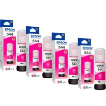 Kit 04 Garrafa de Tintas T544 T544320 Magenta para impressora L5190