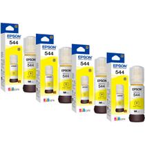 Kit 04 Garrafa de Tintas T544 T544420 Amarelo para impressora L3210