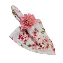 KIT 04 Guardanapo de Tecido 40 x 40cm Gotas - Acabamento Bainha - Várias Cores e Estampas