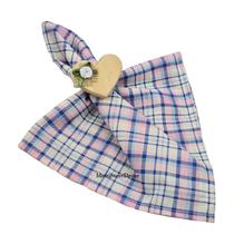 KIT 04 Guardanapo de Tecido 40 x 40cm Xadrez Preto - Acabamento Bainha - Várias Cores e Estampas