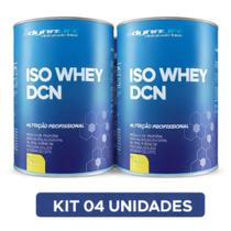 Kit 04 ISO WHEY DCN Lata 300g Proteína isolada do soro do leite Kit 04 ISO WHEY DCN Lata 300g Proteína isolada do soro do leite