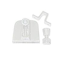 Kit 04 - janela de correr com 2 folhas com trico - branco - polímero Kit 04 - janela de correr com 2 folhas com trico - branco - polímero