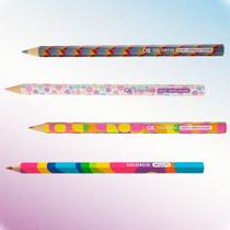 Kit 04 Lápis de Cor Colorcis Multi Cores Múltiplas Tamanho Big Jumbo - CIS