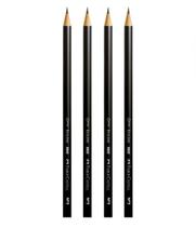 Kit 04 Lápis de Escrever Preto Redondo Ecolápis Max Nº2 HB Faber Castell Kit 04 Lápis de Escrever Preto Redondo Ecolápis Max Nº2 HB Faber Castell