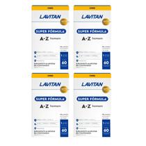 Kit 04 Lavitan Homem A-Z Super Fórmula 60 Cápsulas - Cimed