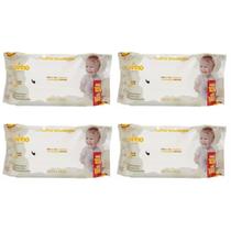 Kit 04 Lenços Umedecido Meu Carinho C/140 Unidades Pacote Kit 04 Lenços Umedecido Meu Carinho C/140 Unidades Pacote