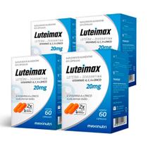 Kit 04 Luteimax Luteína Zeaxantina 20mg Maxnutri 60 Capsulas