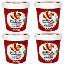 Kit 04 Manicrem Pasta De Amendoim Chocolate - 500g