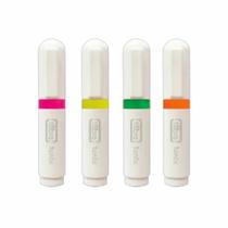 Kit 04 Marca Texto Mini Lunix Cores Neon - Tilibra