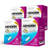 Kit 04 Memorin Fosforo Mais Vitaminas 60 Capsulas Maxinutri