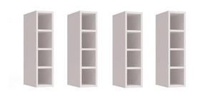 Kit 04 Nichos Garrafeiro Adega 100% Mdf Bp Garrafas Branco Kit 04 Nichos Garrafeiro Adega 100% Mdf Bp Garrafas Branco