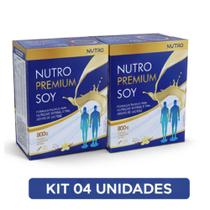 Kit 04 Nutroboxe Premium Soy 800g Oral E Enteral - Baunilha Baunilha Kit 04 Nutroboxe Premium Soy 800g Oral E Enteral - Baunilha Baunilha