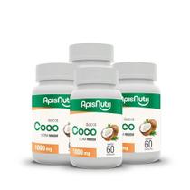 Kit 04 - Óleo De Coco Extra Virgem 60 Cápsulas Dna Verde