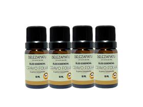 Kit 04 óleos essenciais de cravo folhas 10ml belezanatu Kit 04 óleos essenciais de cravo folhas 10ml belezanatu
