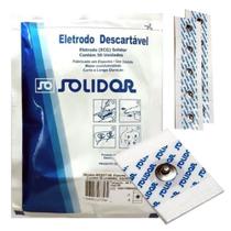 KIT 04 PACOTES - Eletrodo Descartável ECG (SOLIDOR) - 50 Unidades KIT 04 PACOTES - Eletrodo Descartável ECG (SOLIDOR) - 50 Unidades