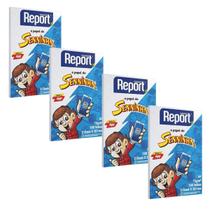 kit 04 Papel Sulfite Branco Senninha 100 Folhas A4 75g Report kit 04 Papel Sulfite Branco Senninha 100 Folhas A4 75g Report
