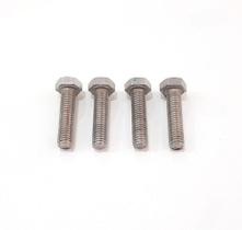 Kit 04 Parafuso De Inox Sextavado - Rosca Inteira 3/16