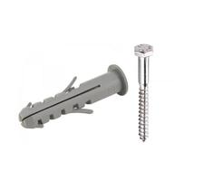 kit 04 Parafuso Sextavado 5/16 x 75 7,5cm C/ Bucha 12 Grande