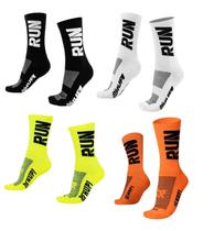 Kit 04 Pares Meia Corrida Hupi Run Coloridas Kit 04 Pares Meia Corrida Hupi Run Coloridas