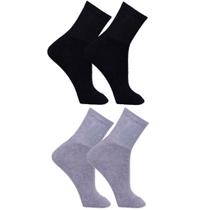 Kit 04 Pares Meias Grossas Masculina Cano Alto Longo Atoalhada Algodão