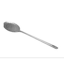 Kit 04 pçs Utensílios Para Cozinha de Aço Inox Escumadeira, Garfo p/ Churrasco, Concha, Espátula Kit 04 pçs Utensílios Para Cozinha de Aço Inox Escumadeira, Garfo p/ Churrasco, Concha, Espátula