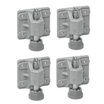 Kit 04 Pé Nivelador Regulável 75mm FGV/TN Para Mesas Armários Kit 04 Pé Nivelador Regulável 75mm FGV/TN Para Mesas Armários