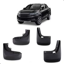 Kit 04 Peças Parabarro Strada 2021 a 2024 Diant e Traseiro