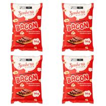 Kit 04 Pipocas Sabor Bacon 30 g