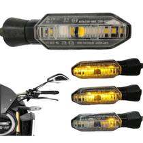 Kit 04 Piscas Slim Moto Seta Universal Led Sequencial