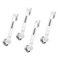 Kit 04 Pistões á Gás Força Inversa 60n 80n 100n Branco/Cinza