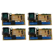 Kit 04 placa central automatizador ipec a2369 x2 st full